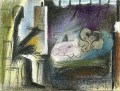 The Studio L’artiste et son modèle I 1963 cubiste Pablo Picasso